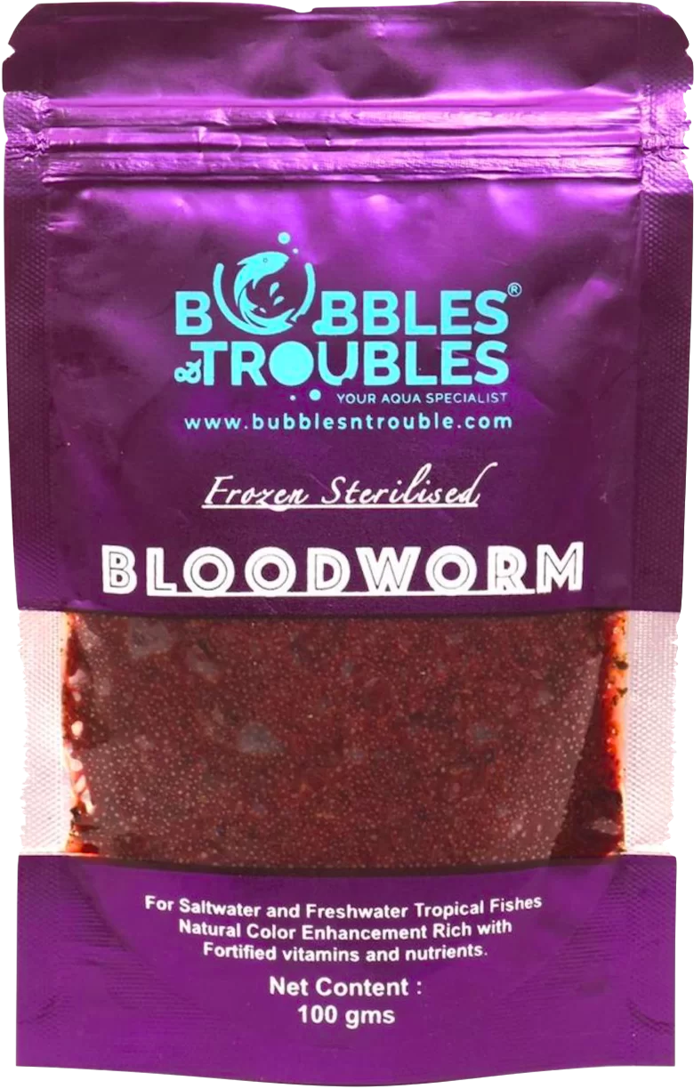 Frozen Sterilized Bloodworms : BUBBLES N TROUBLES